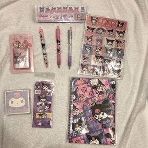 Back to school Kuromi BUNDLE!! Sanrio licensed stationary beauties!!!
